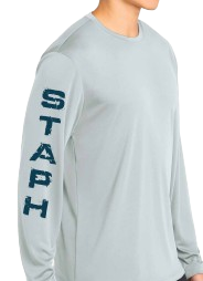 Gray STAPH Hooded Sweatshirt Cotton